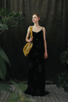 MUTEDANCE velvet embroidered suspender skirt MD24SS31
